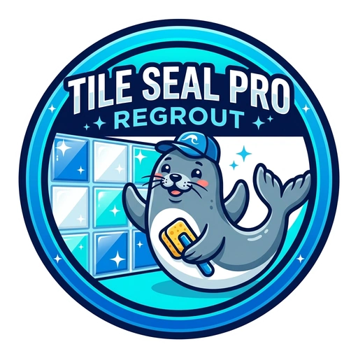 Tile Seal Pro Regrout Official Mascot Emblem