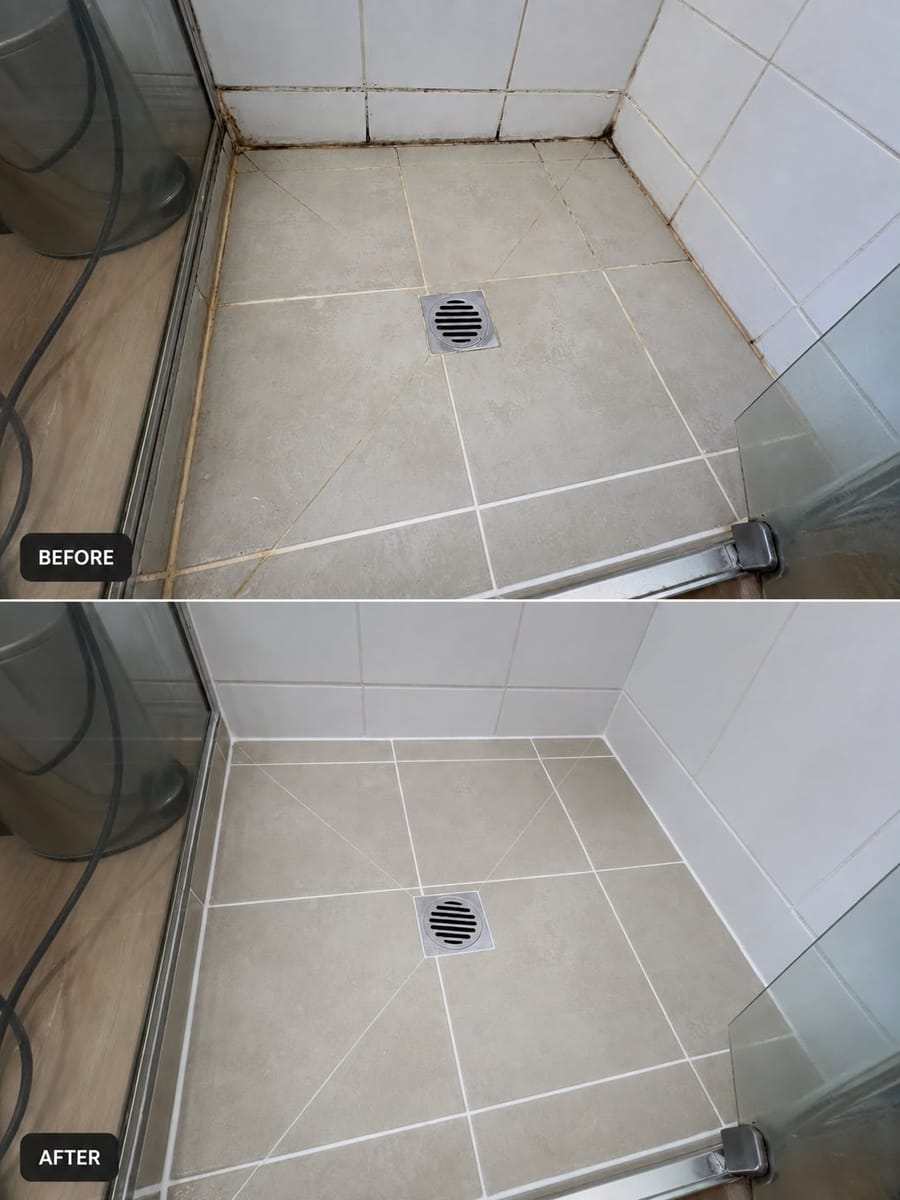 Tile and grout work in Clyde North