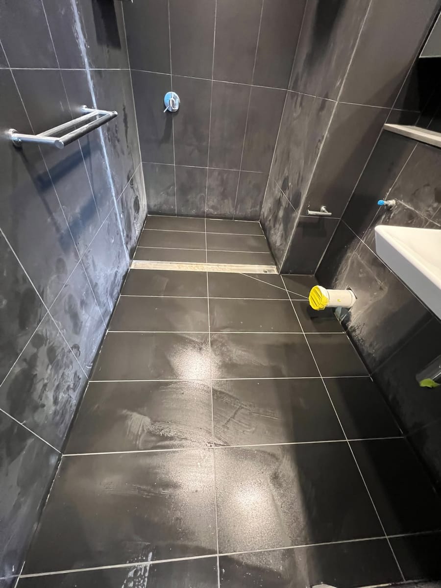 Tile and grout work in Pakenham
