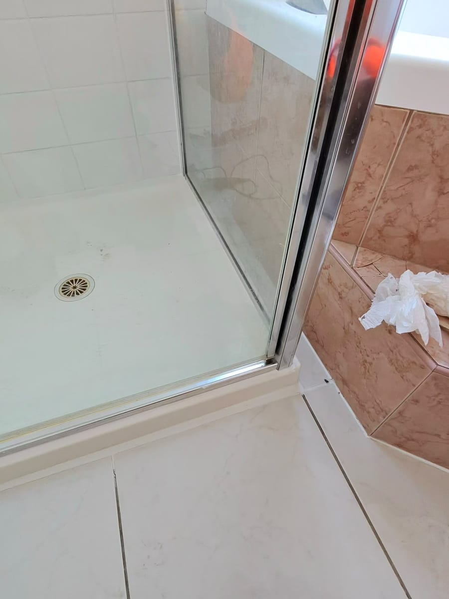 Tile and grout work in Officer